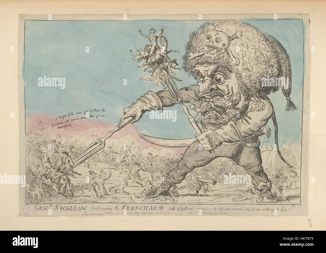 Bodleian Libraries, Gen'l Swallow destroying the French army talk of