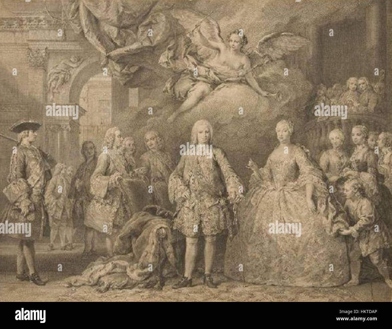 Family Ferdinand VI Spain Stock Photo Alamy