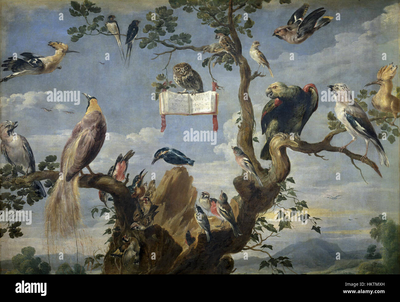 'Concert of Birds' by Frans Snyders is a still life painting from the ...