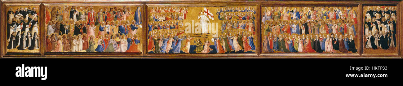 Fra Angelico - Predella of the San Domenico Altarpiece - WGA00447 Stock Photo