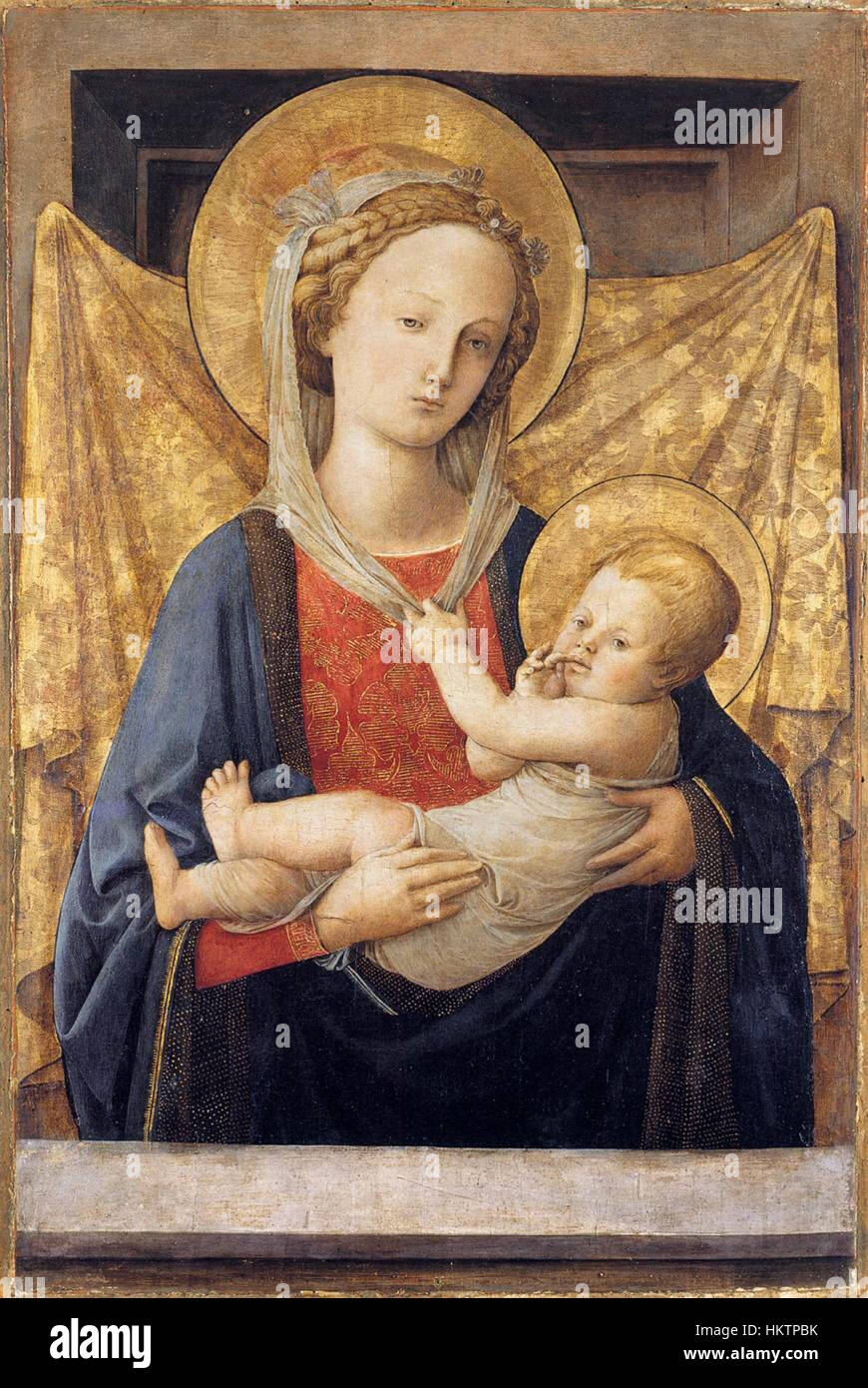 Fra Filippo Lippi - Madonna and Child - WGA13235 Stock Photo