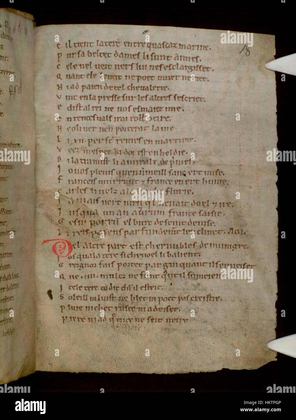 The 'La Chanson de Roland' manuscript, housed in the Bodleian Libraries ...