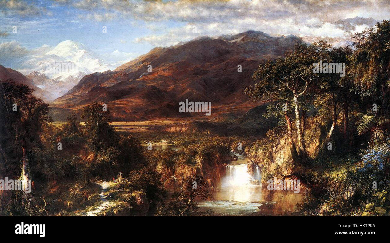 'The Heart of the Andes' by Frederic Edwin Church is a landscape ...
