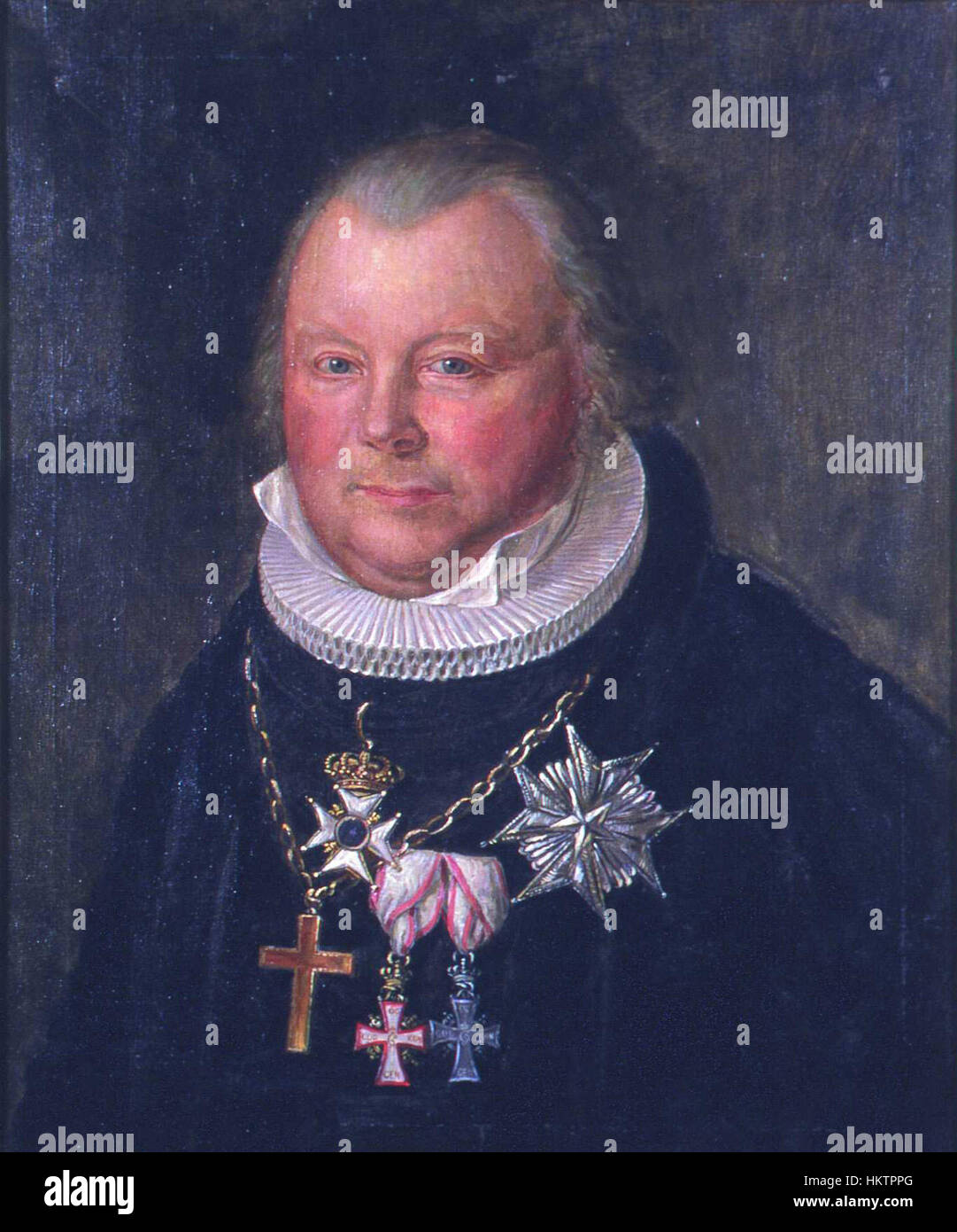 Frederik Julius Bech av August Eiebakke, Eidsvoll 1814, EM.00682 (cropped) Stock Photo