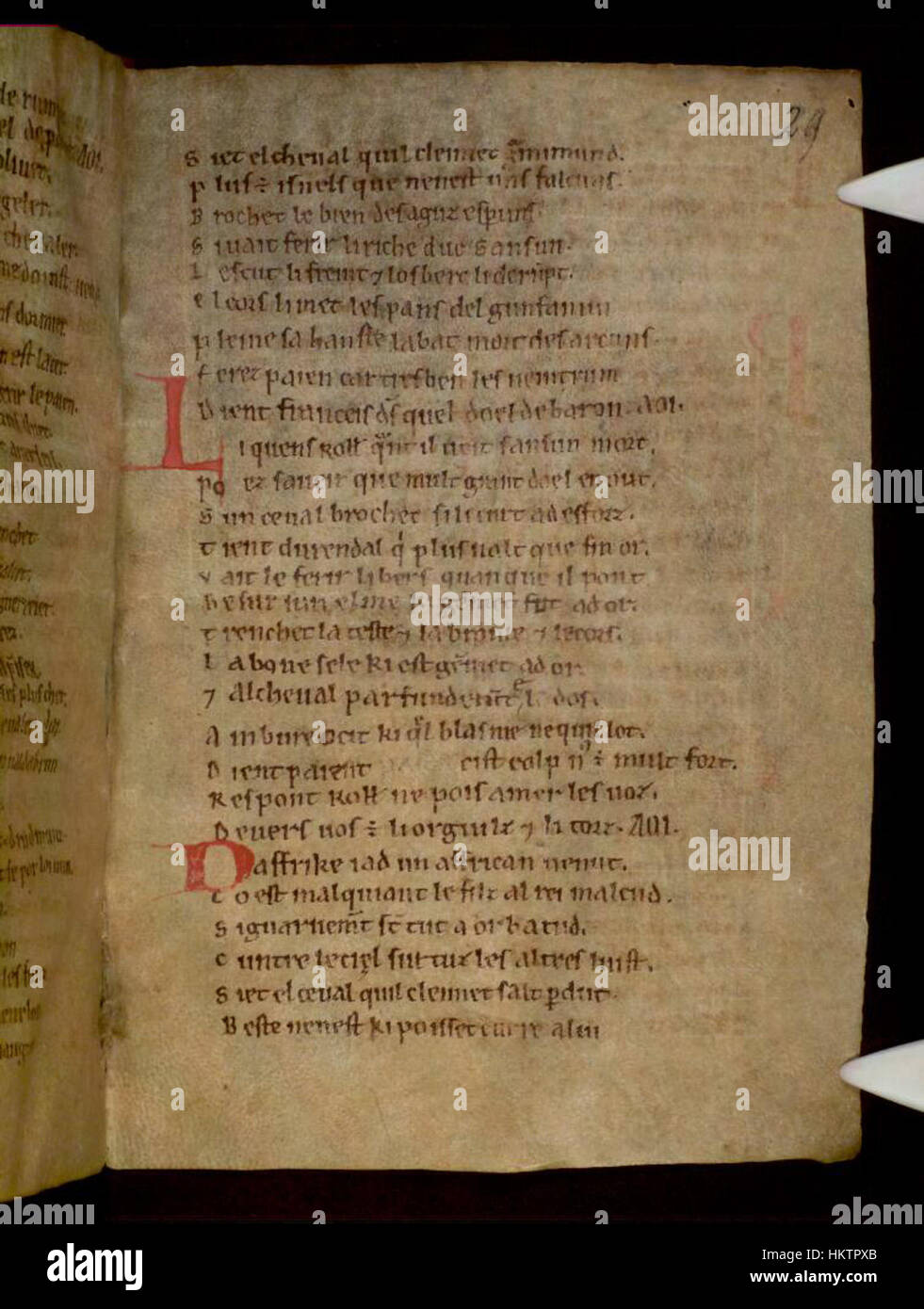 The 'Chanson de Roland' manuscript, housed at the Bodleian Libraries ...