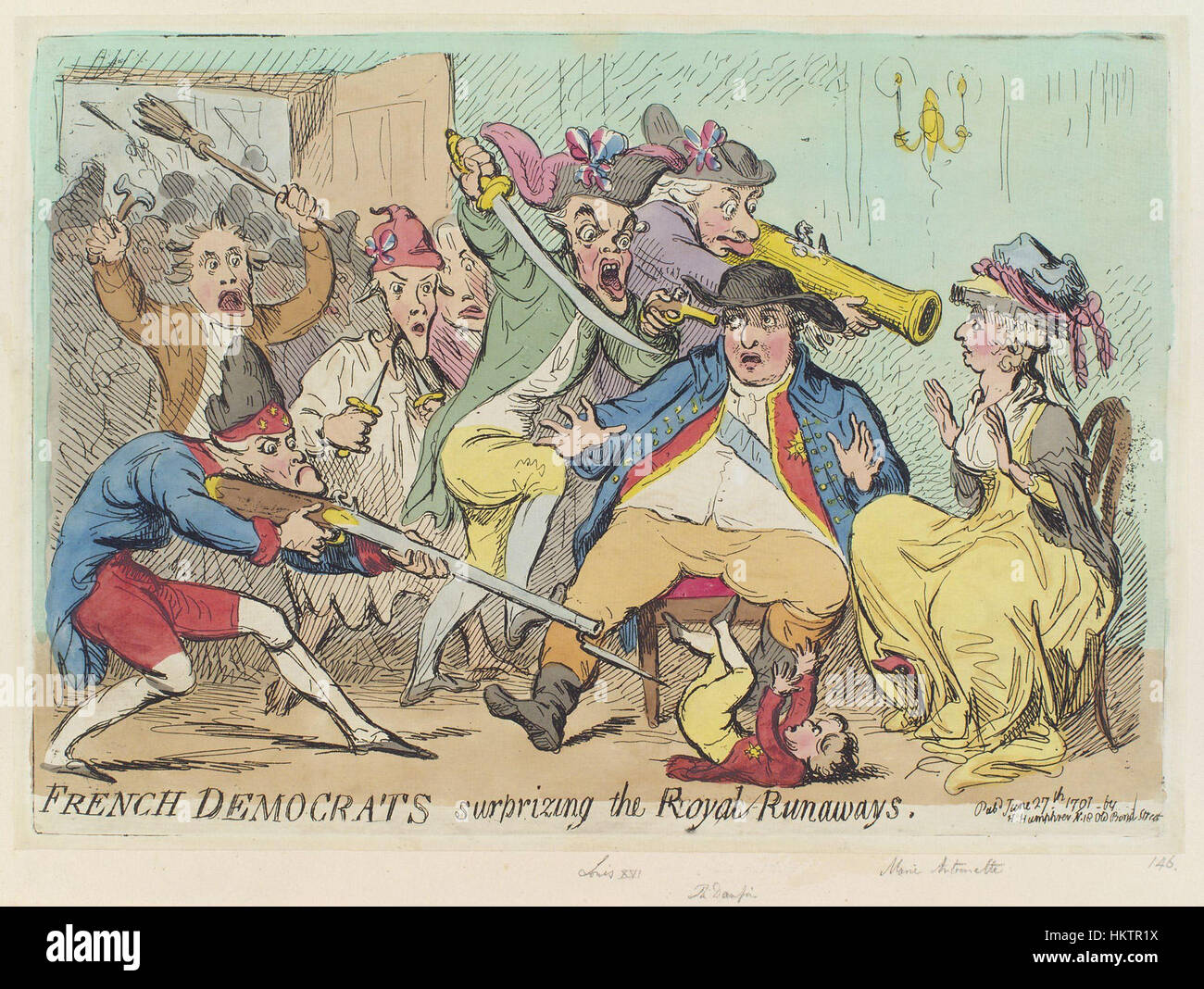 Caricature french revolution hi-res stock photography and images - Alamy