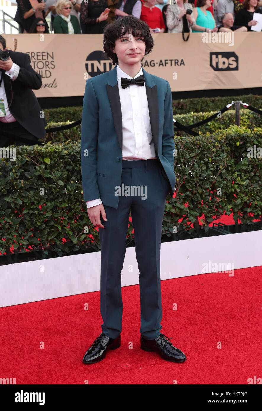 Los Angeles, USA. 29th Jan, 2017. Finn Wolfhard seen arriving at the