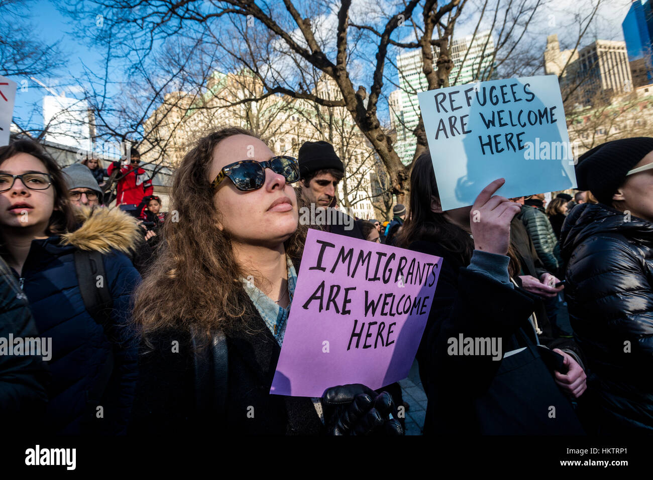 Refugee Rally Refugee rally against new hi-res stock photography and images - Alamy