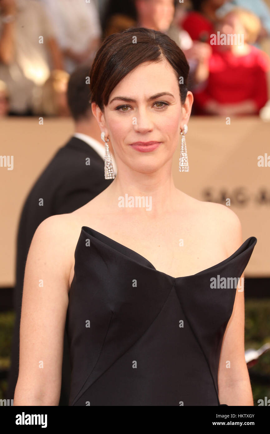 Los Angeles, USA. 29th Jan, 2017. Maggie Siff at The 23rd Annual Screen Actors Guild Awards at The Shrine Auditorium in Los Angeles, California. Credit: Faye Sadou/Media Punch/Alamy Live News Stock Photo