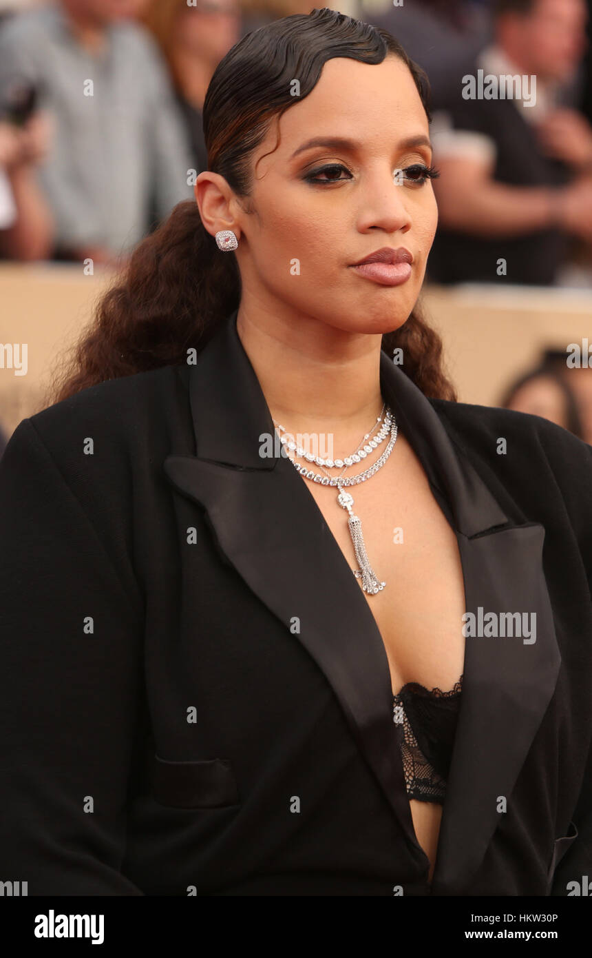 Los Angeles, California, USA. 29th Jan, 2017. Dascha Polanco at The 23rd Annual Screen Actors Guild Awards at The Shrine Auditorium on January 29, 2017 in Los Angeles, California. Credit: Faye Sadou/Media Punch/Alamy Live News Stock Photo