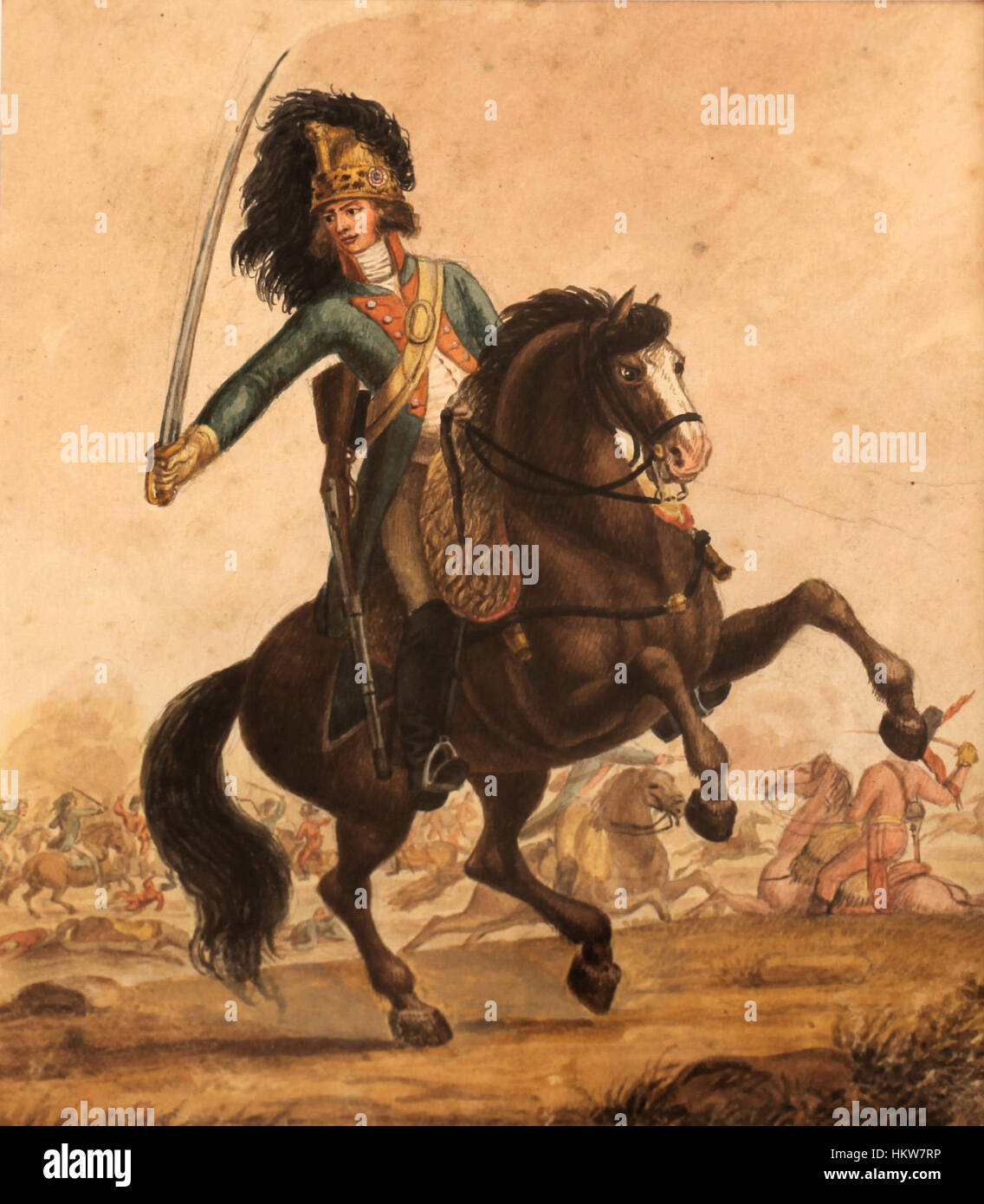 18th century french soldier uniform hi-res stock photography and images ...
