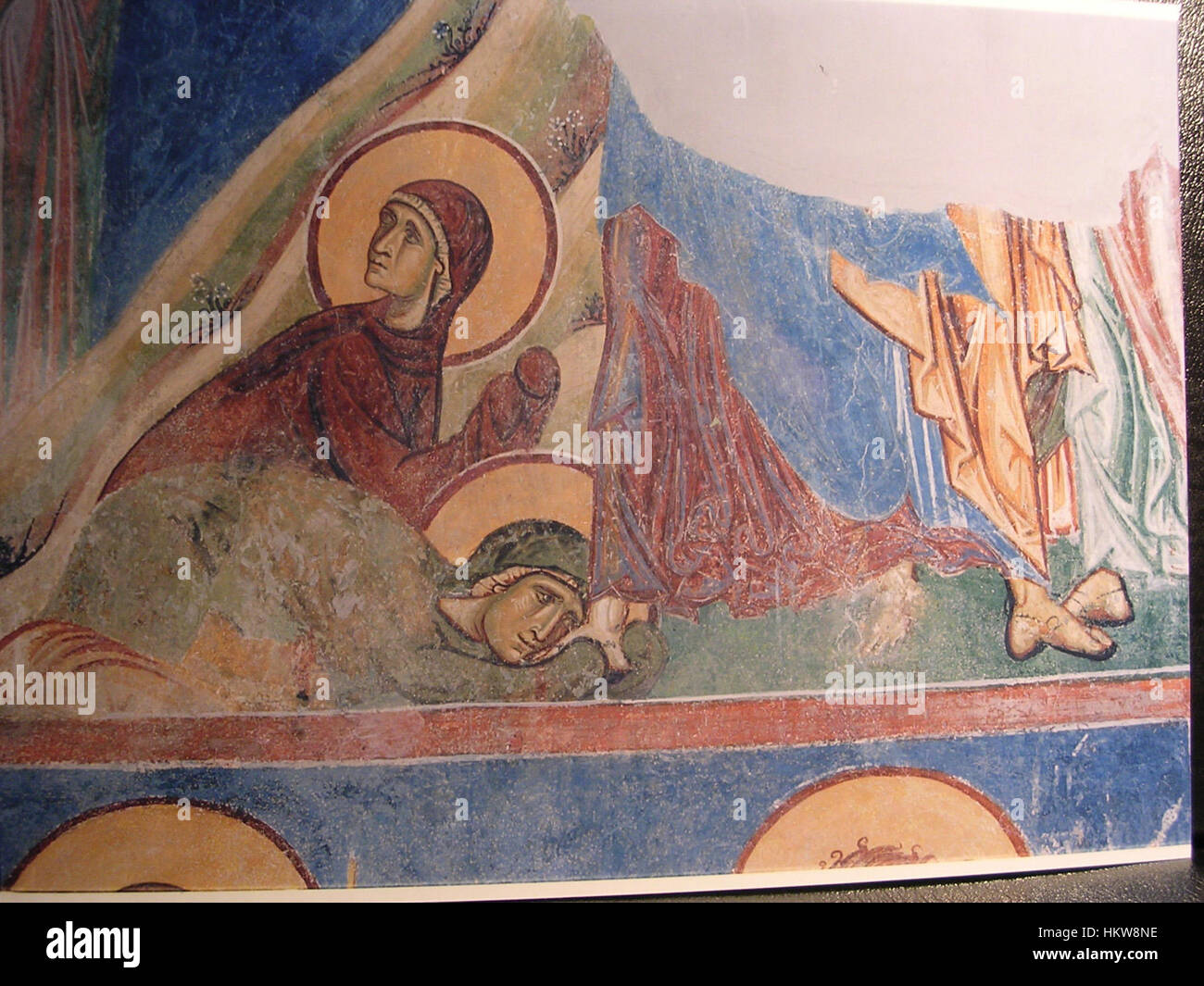 This fresco, titled 'Freski vo Sv. Pantelejmon od Nerezi,' is a part of ...