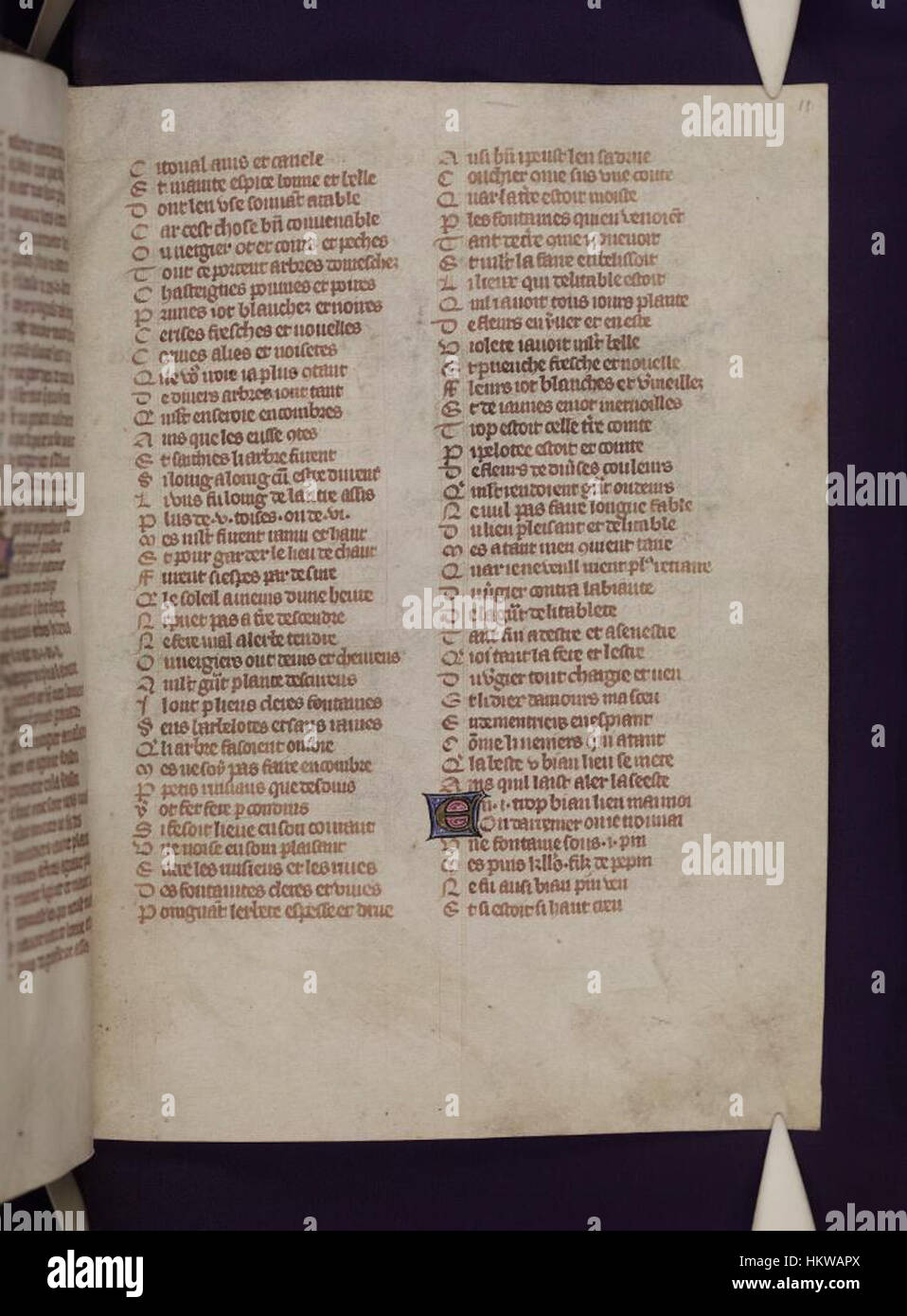 The 'Le Roman de la Rose' is a medieval French manuscript housed in the ...