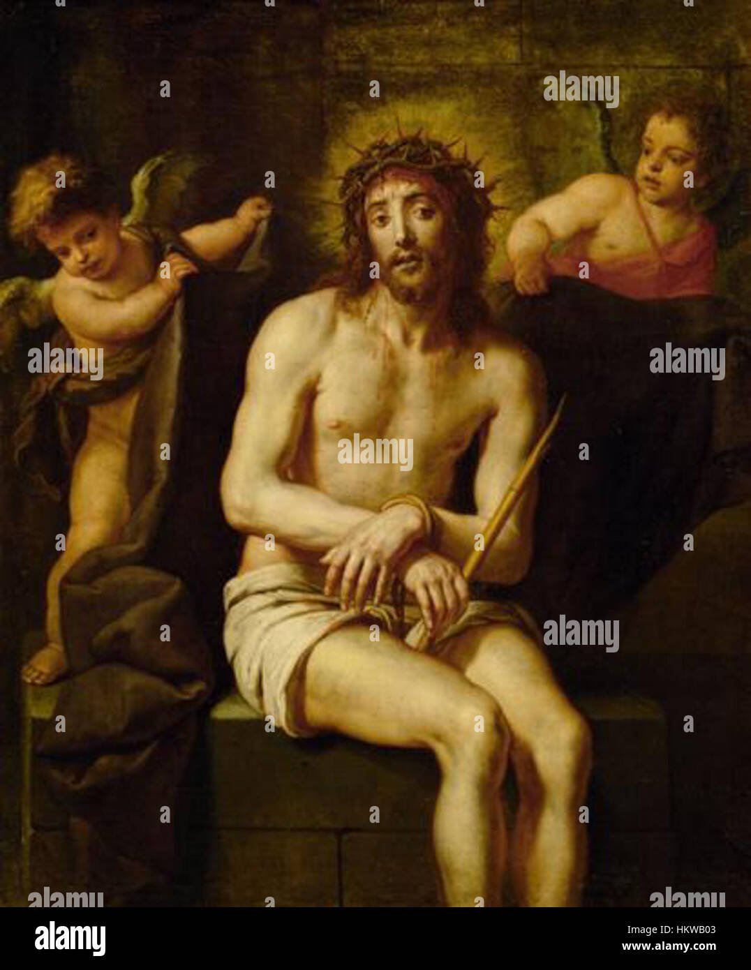Gaspar de Crayer's painting 'Ecce Homo' presents the figure of Christ ...