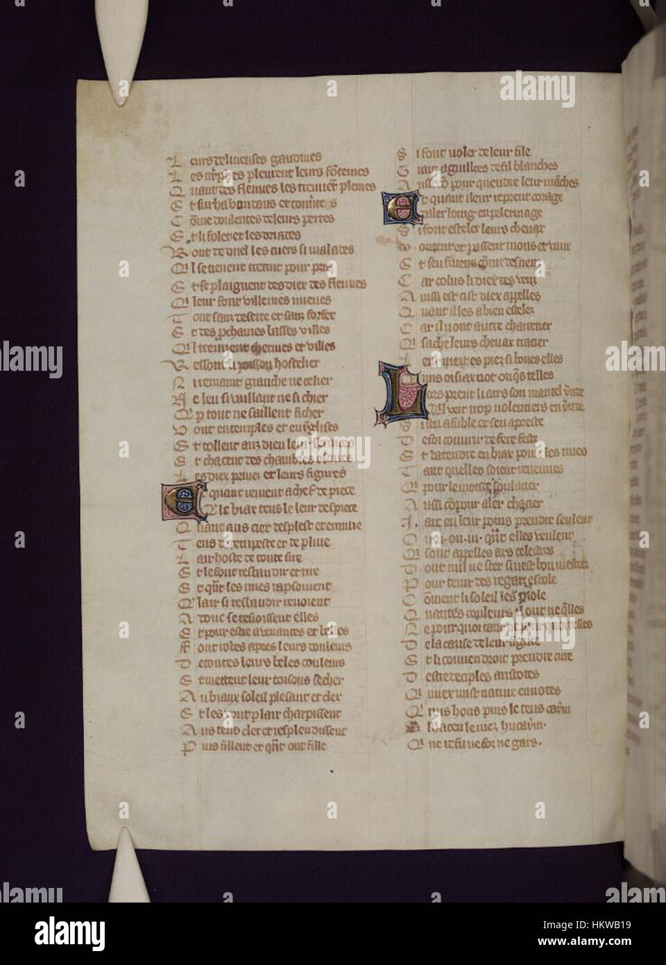 This illustration from the *Le Roman de la Rose* manuscript, housed in ...