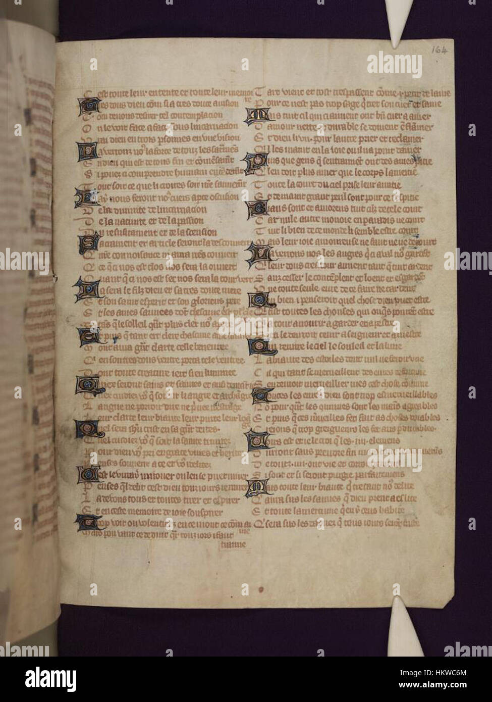 This manuscript page from *Le Roman de la Rose*, dated 14th century, is ...