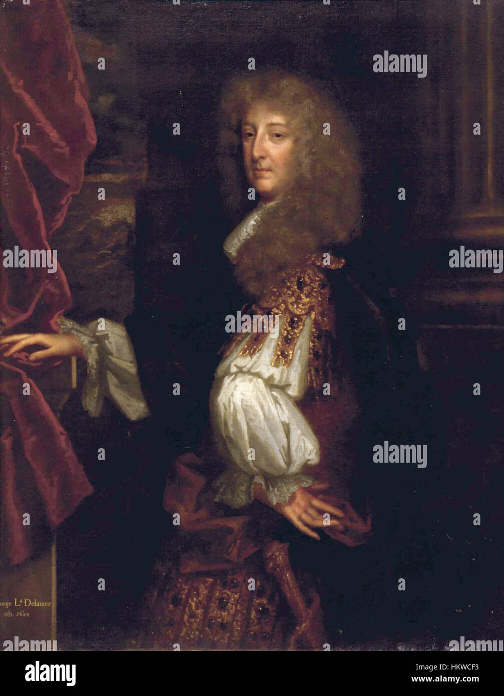 George Booth (1622-1684), 1st Baron Delamer of Dunham Massey, Circle of Godfrey Kneller Stock Photo