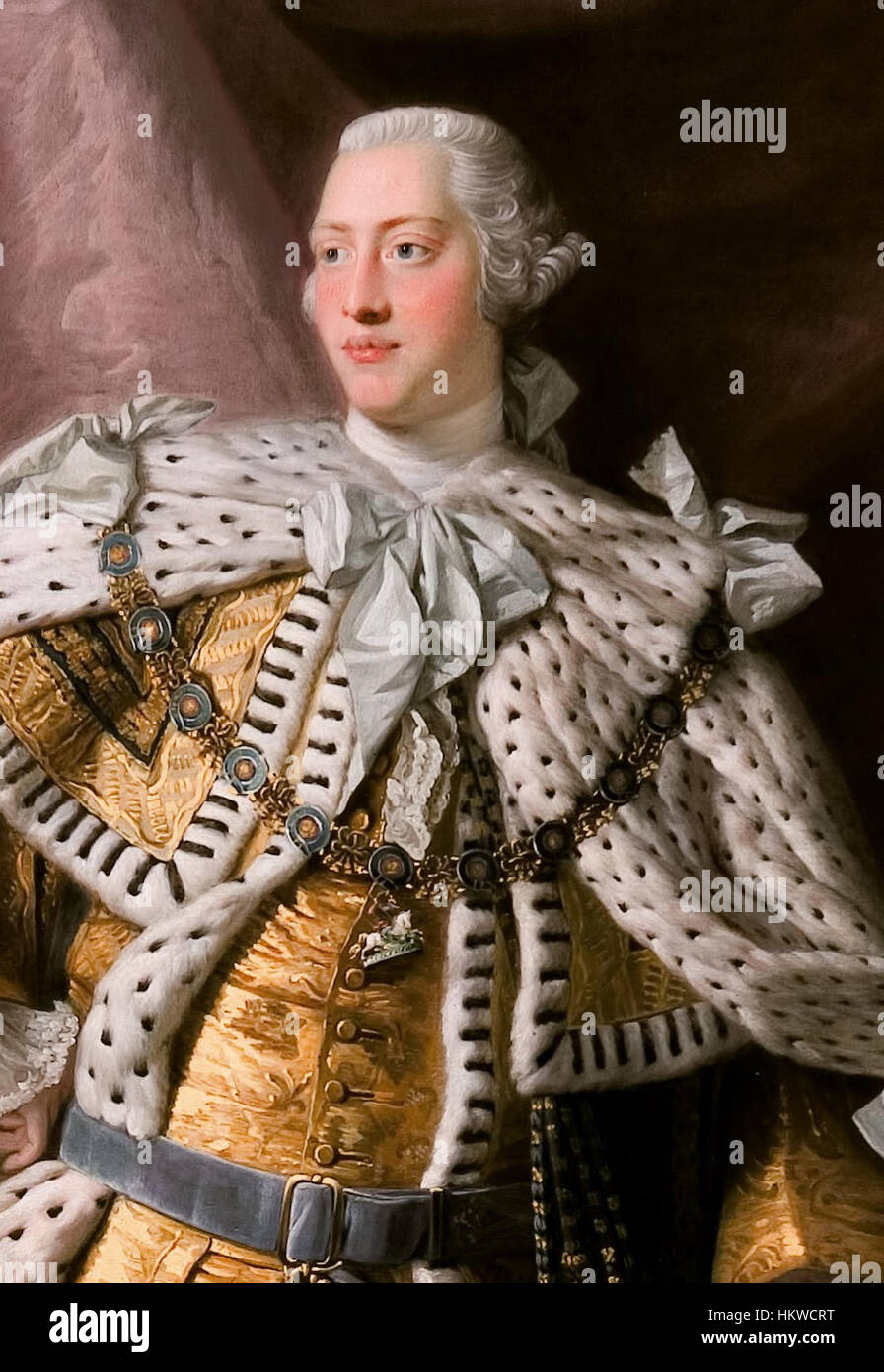 George III of the United Kingdom-e Stock Photo