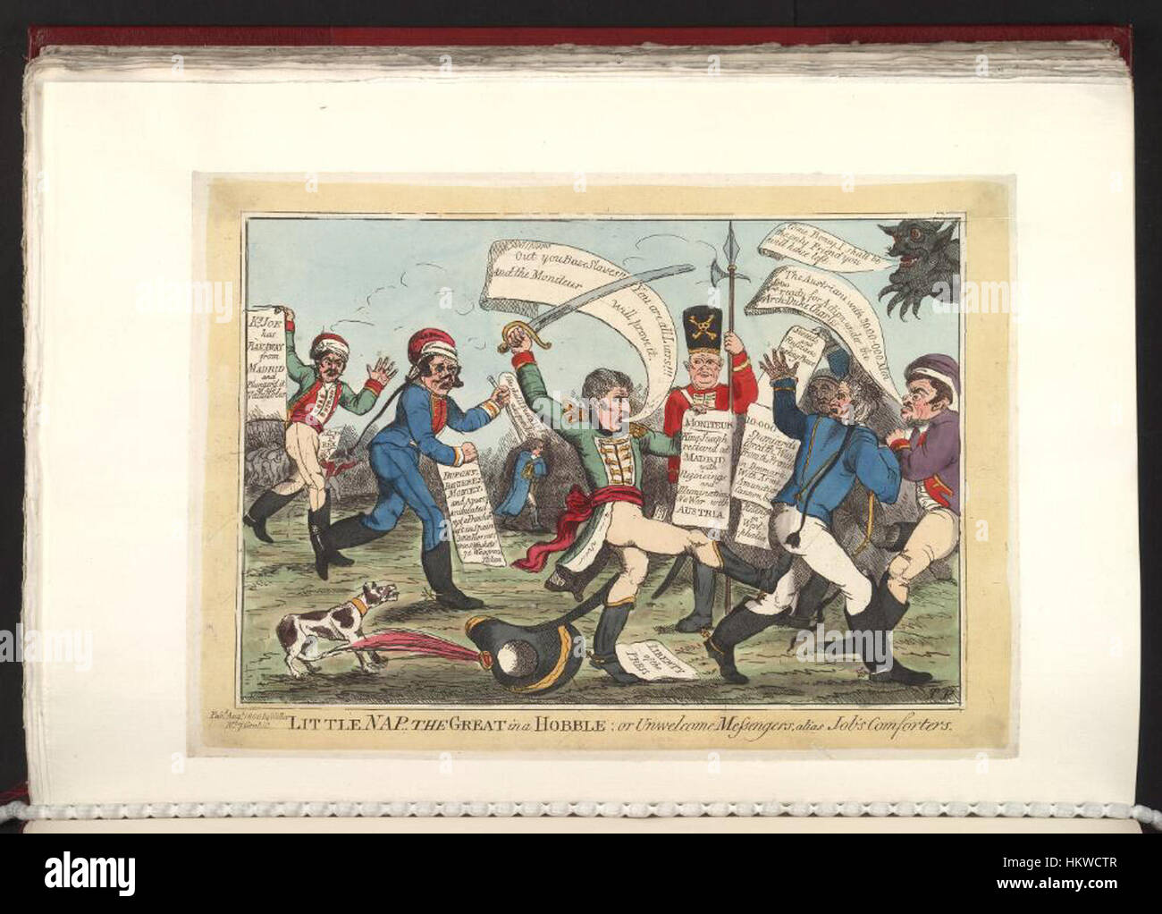 Bodleian Libraries, Little Nap the great in a hobble or messengers, alias Job's