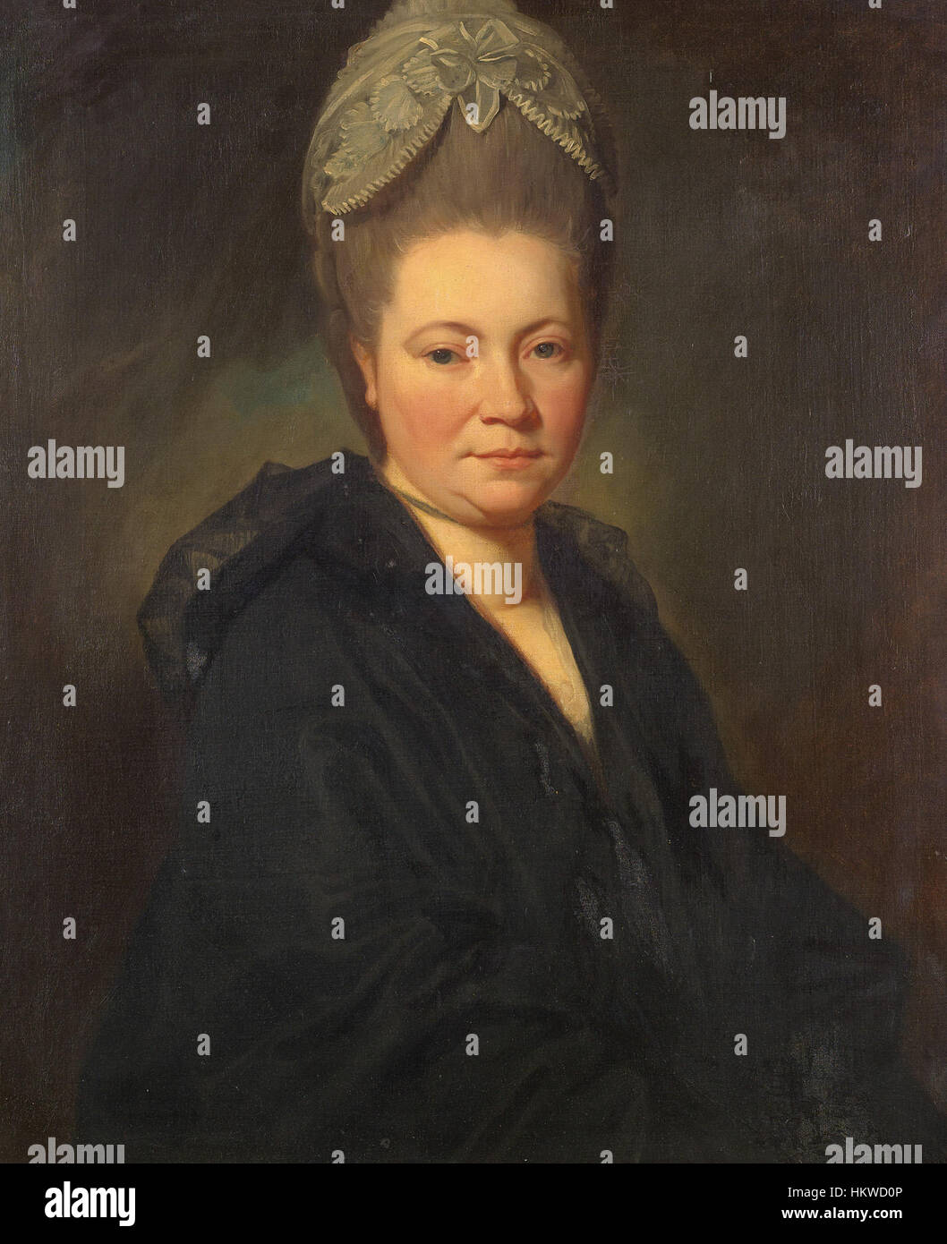This portrait by George Romney captures Mrs. Marie-Jean Gomm in elegant ...