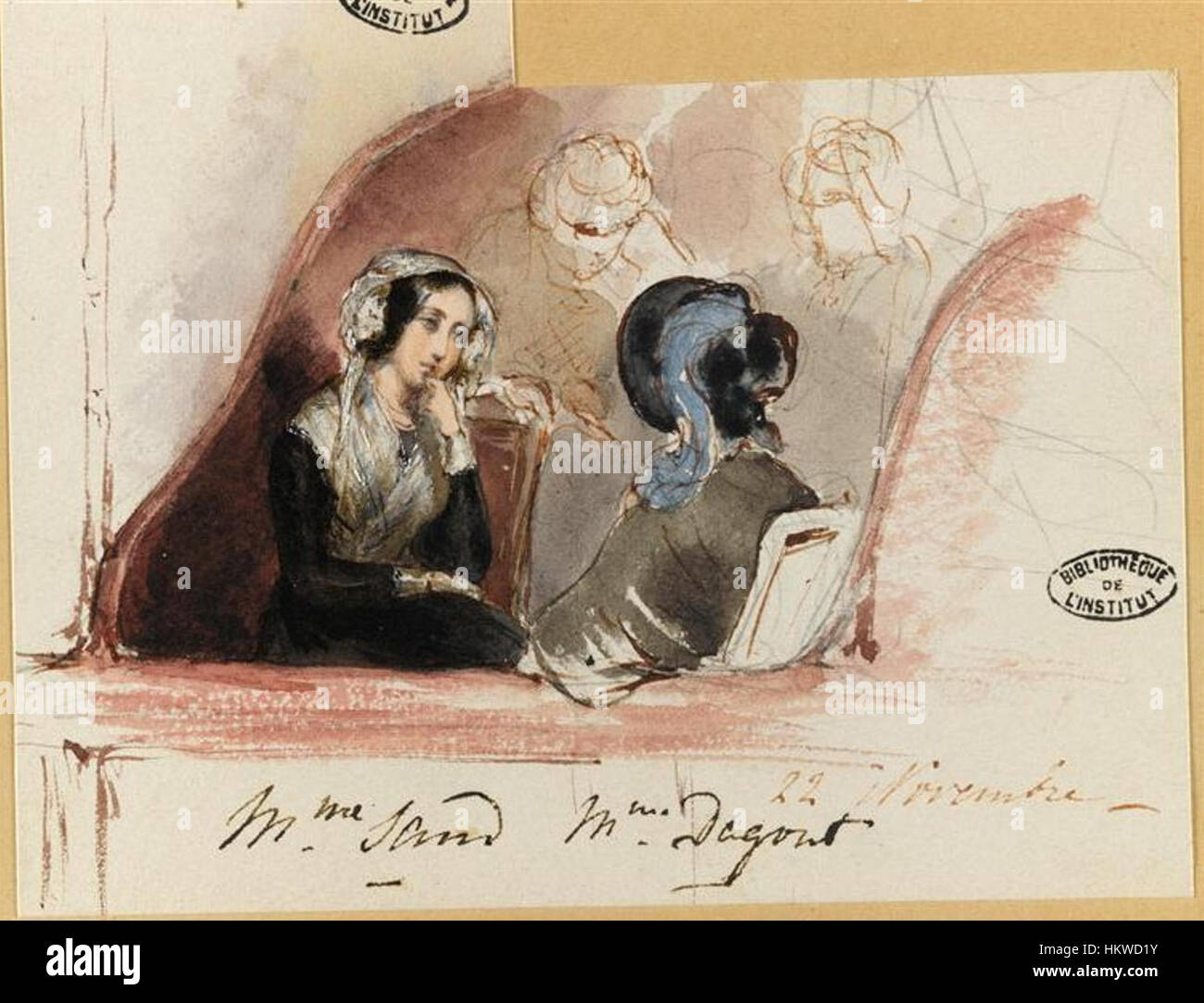 Sand Writer This portrait of George Sand, painted by Mathilde Odier, captures the ...