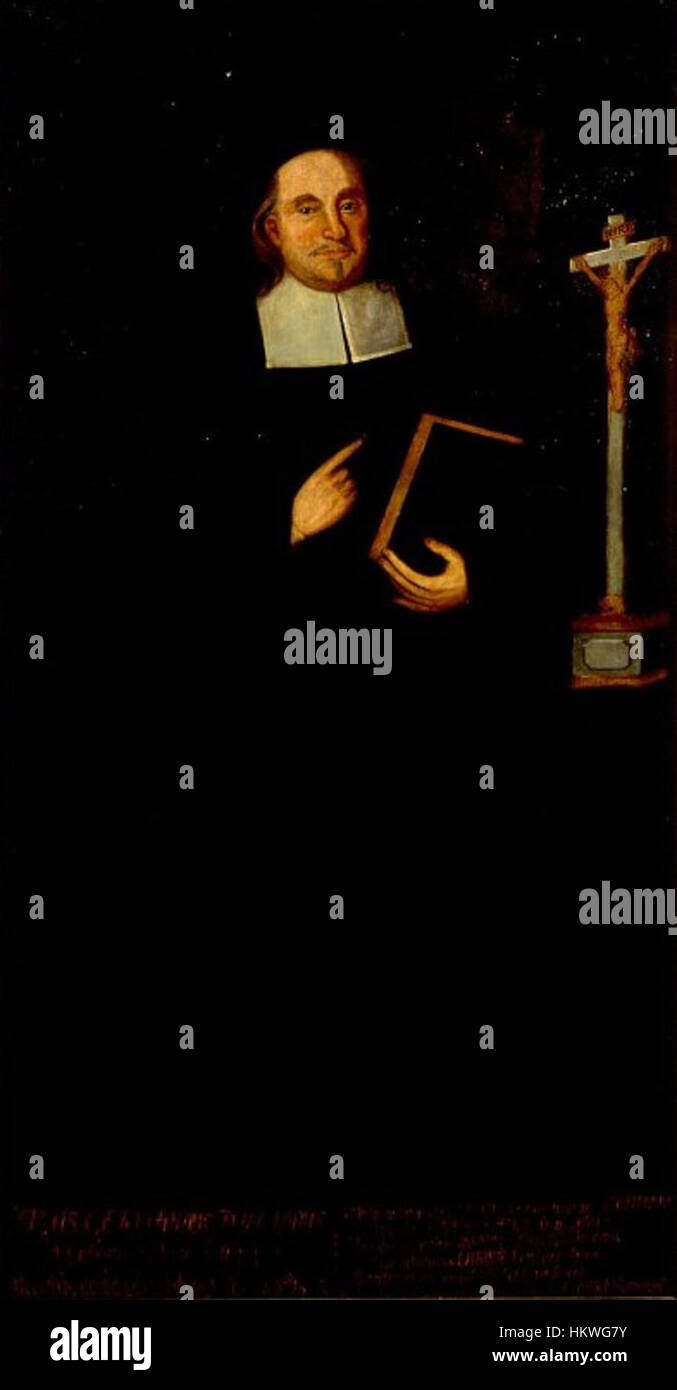 Paul Gerhardt (1607-1676) was a German Lutheran pastor and hymn writer. His works are widely regarded for their emotional depth and theological richness, influencing Protestant hymnology during the 17th century. Stock Photo