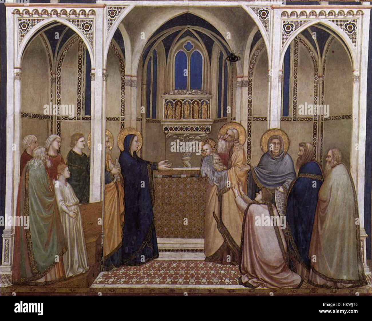Giotto di Bondone's 'Presentation of Christ in the Temple' is a key ...