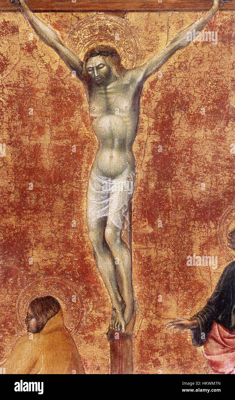 Giovanni di Paolo's 'Crucifixion' is a dramatic portrayal of the ...