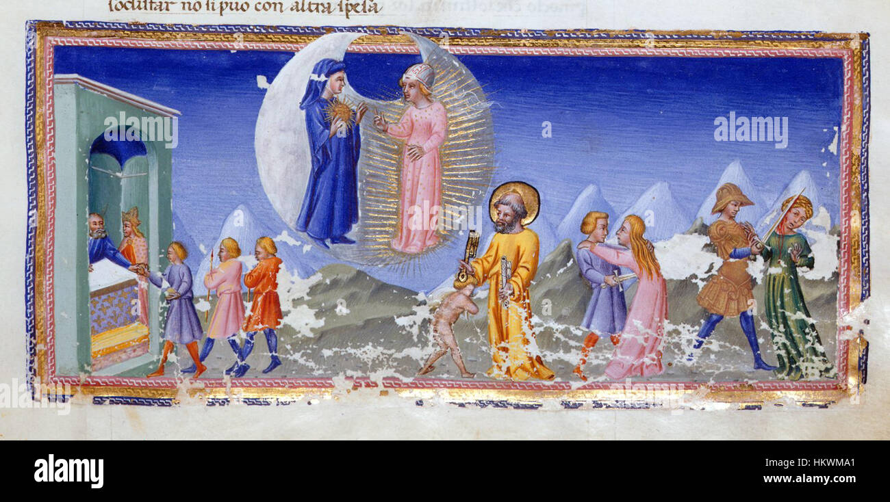 Giovanni di Paolo’s 'Paradiso' depicts four key episodes from the ...