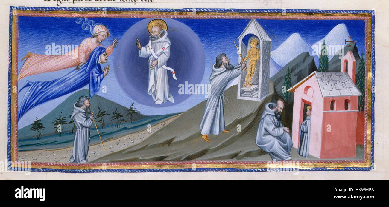 *Paradiso* by Giovanni di Paolo depicts the celestial paradise, showing ...