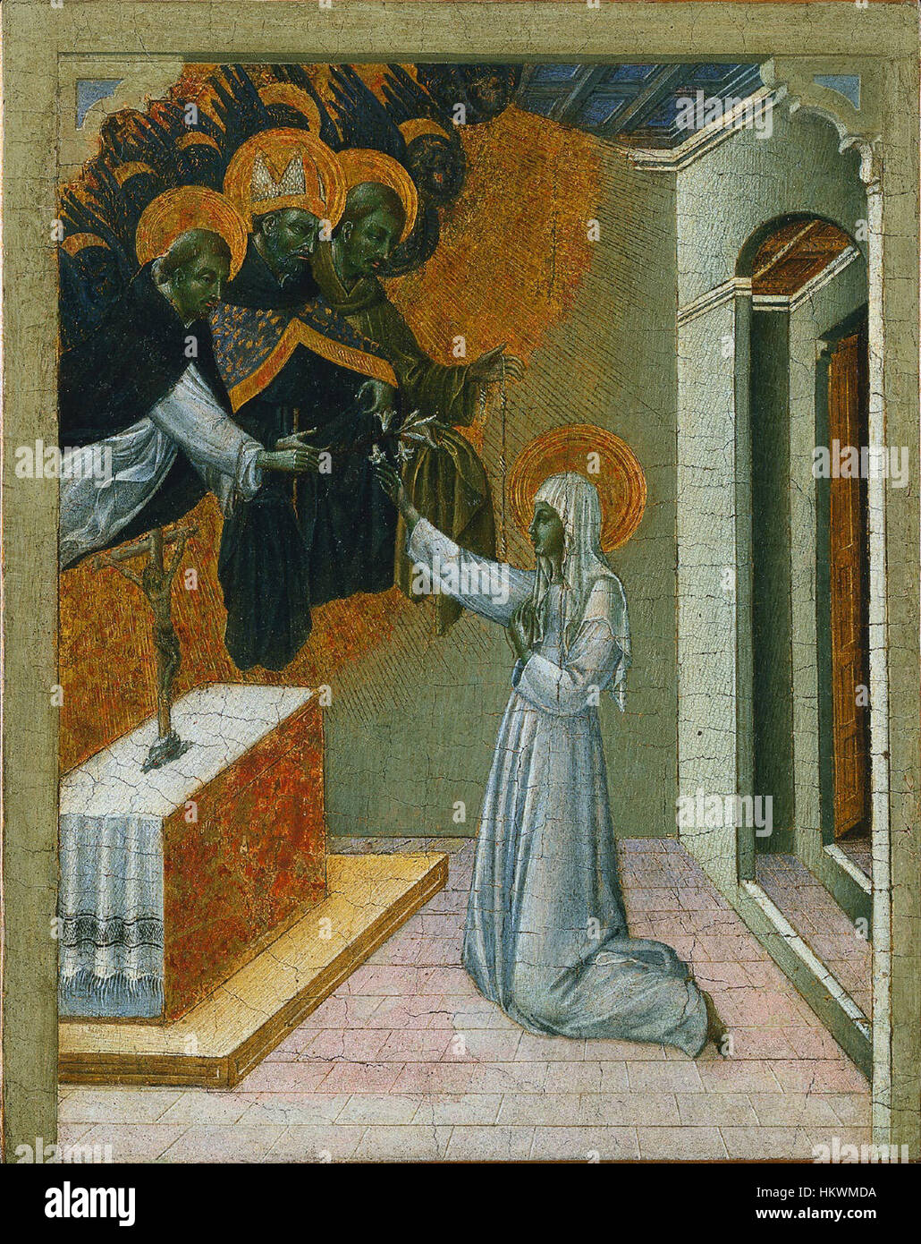Giovanni di paolo st catherine hi-res stock photography and images - Alamy