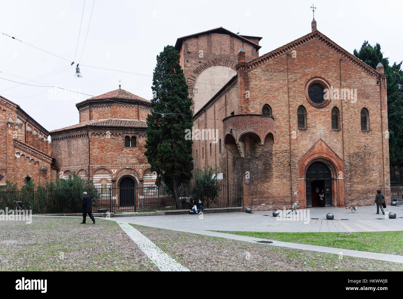 BOLOGNA, ITALY OCTOBER 31, 2012 historical complex of ancient