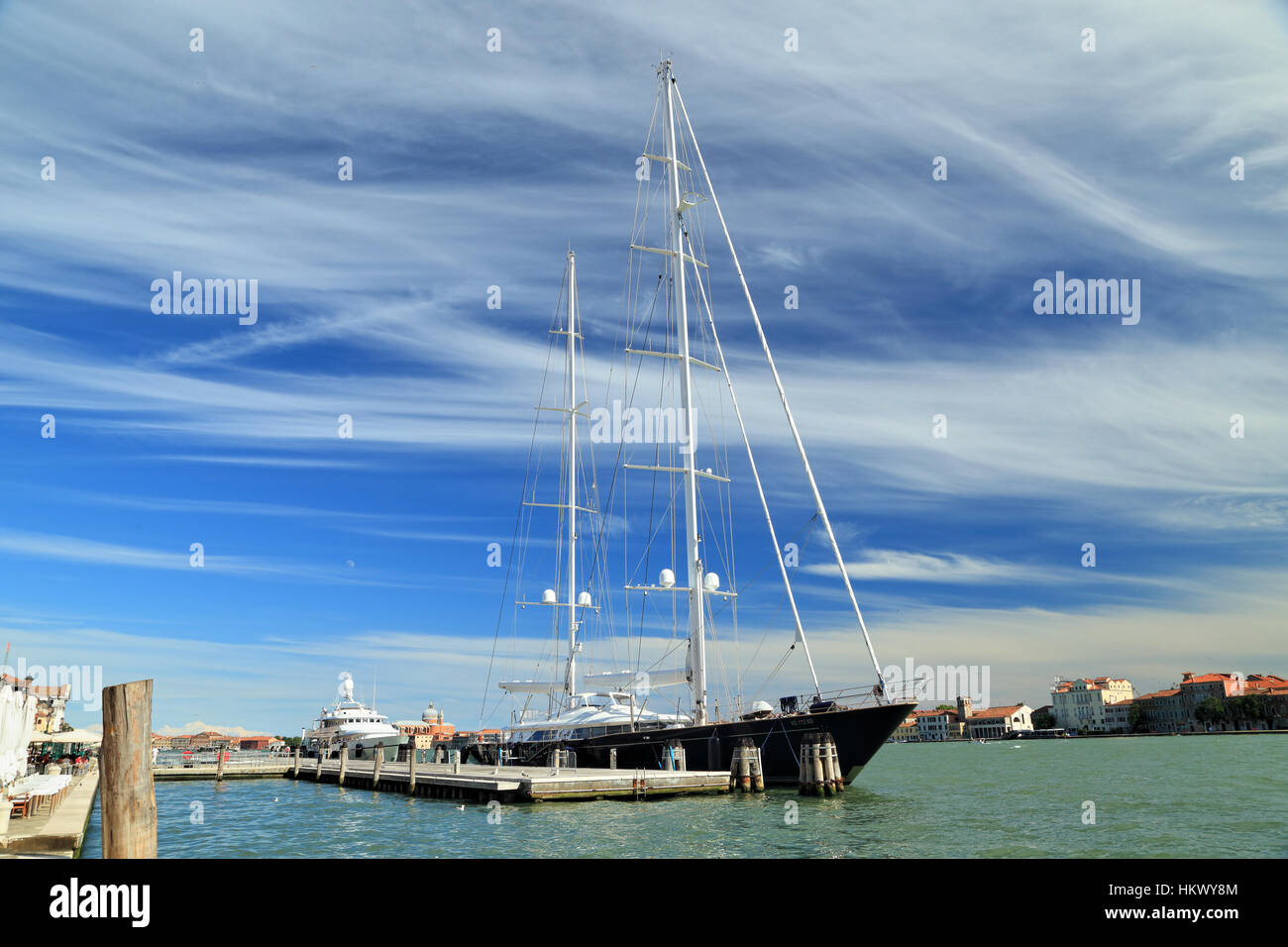 Sailing yacht Silvana Stock Photo