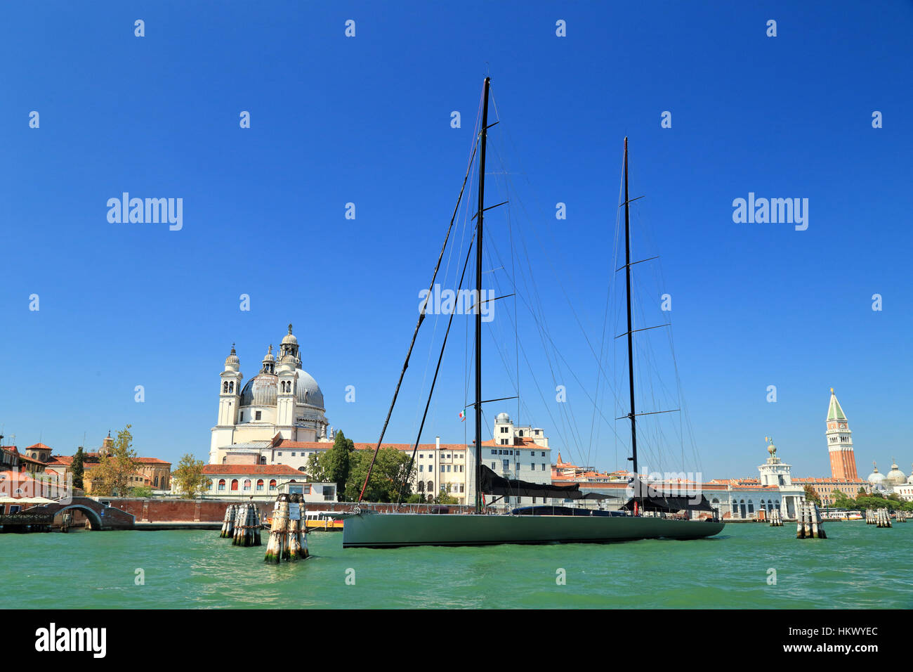 Luxury super sailing yacht Samurai Stock Photo Alamy