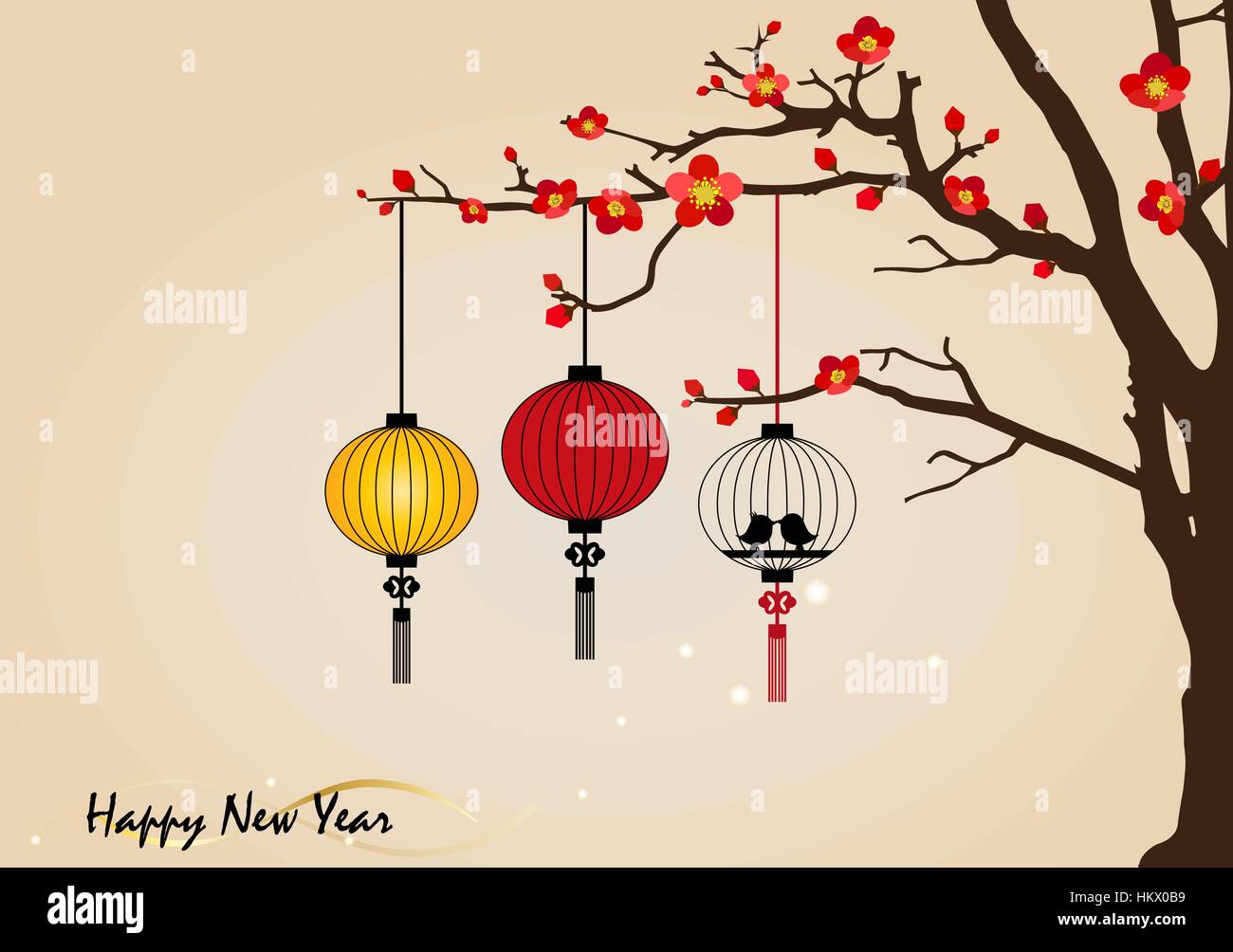 Big traditional chinese lanterns will bring good luck and peace to