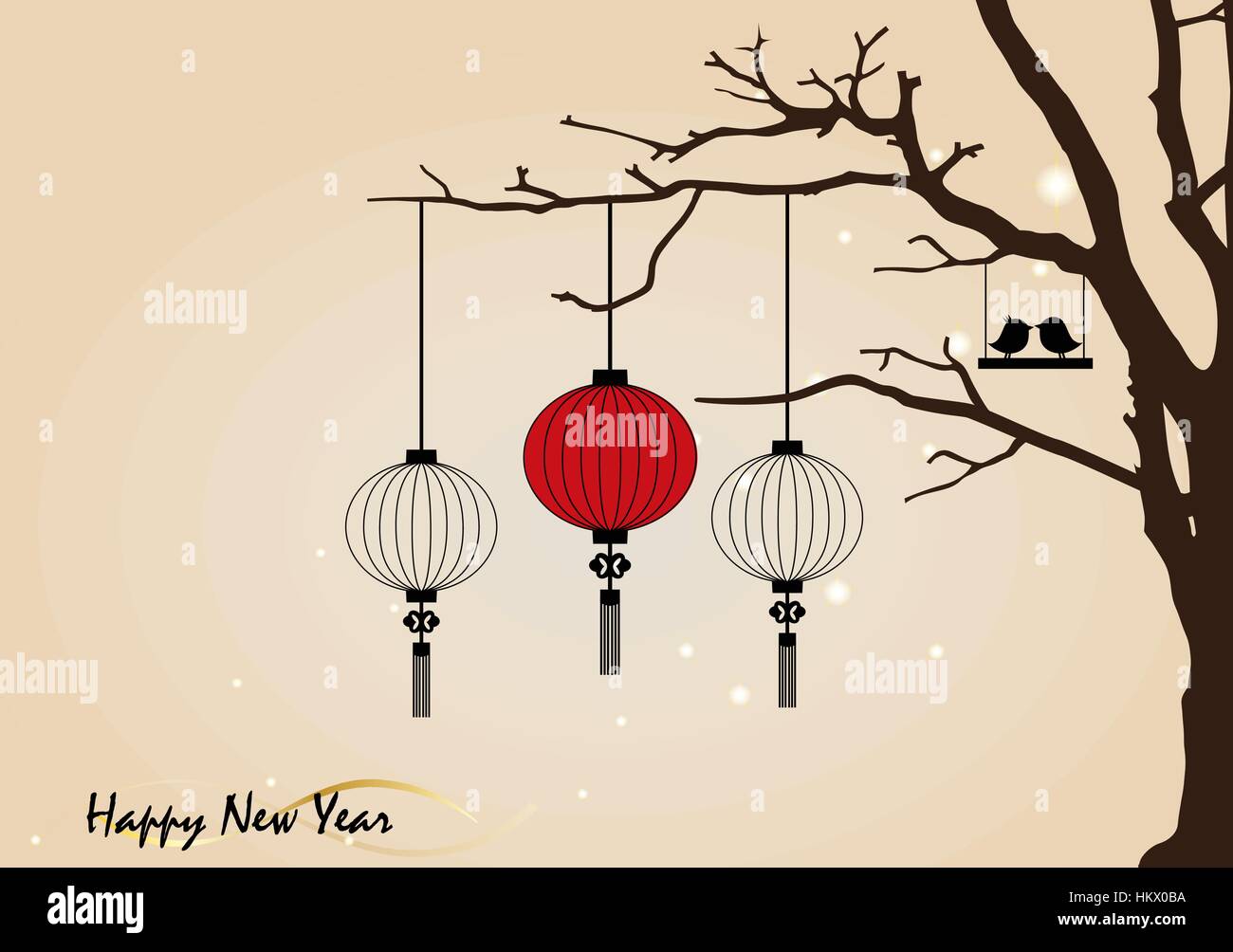 Big traditional chinese lanterns will bring good luck and peace to