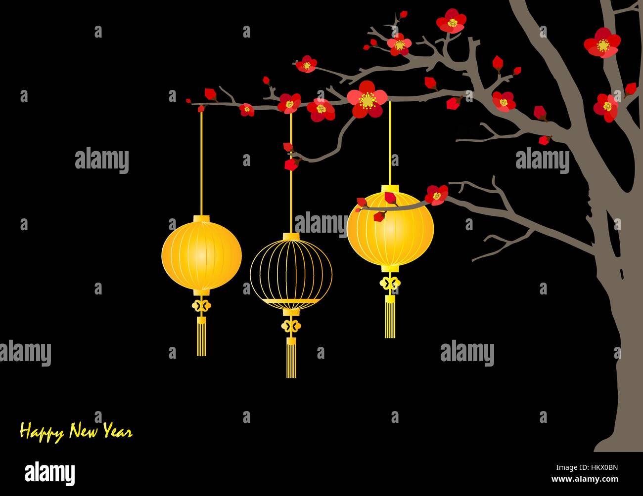 Big traditional chinese lanterns will bring good luck and peace to