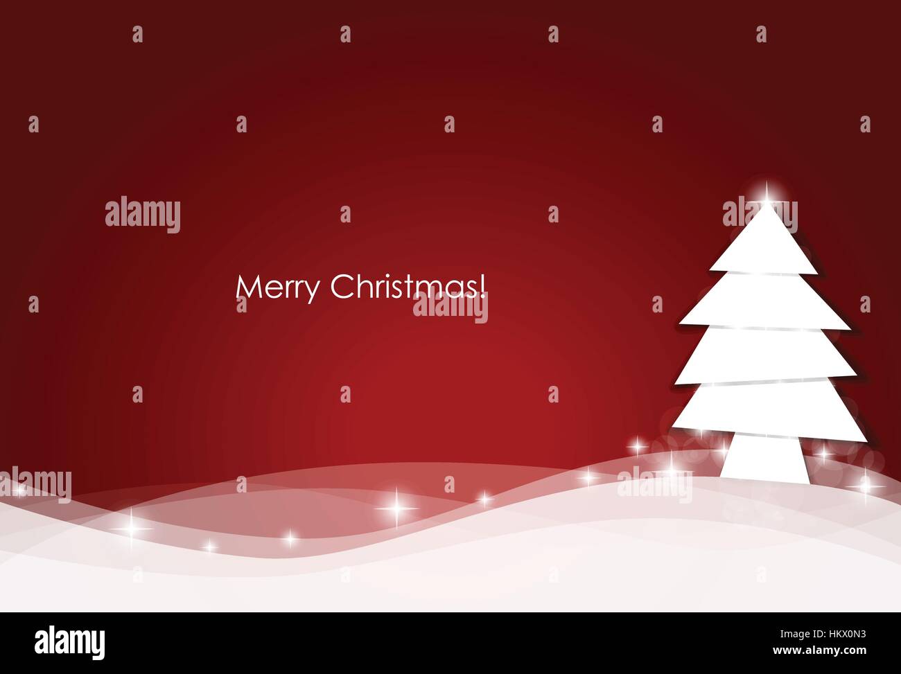 Christmas background with Christmas tree, vector illustration Stock ...
