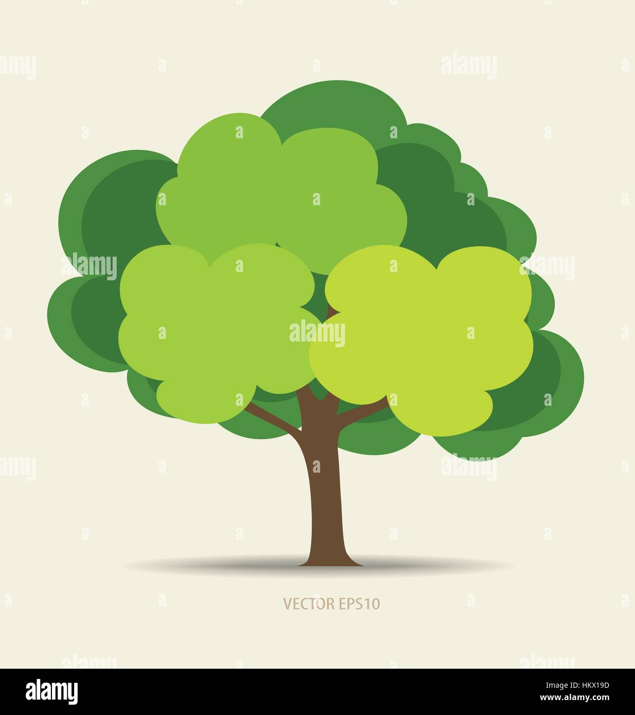 Abstract tree, vector illustration Stock Vector Image & Art - Alamy