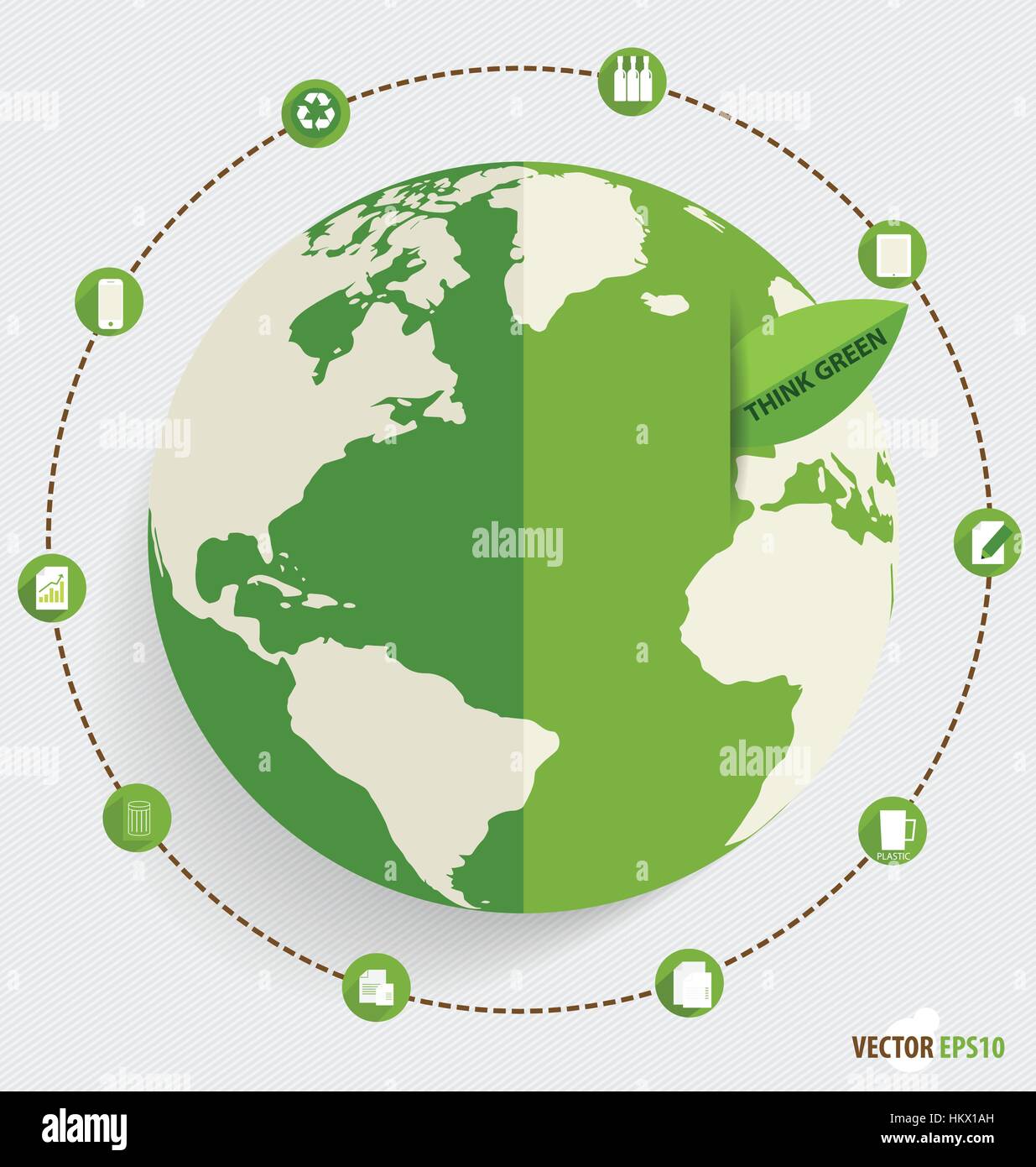 Ecology Infographics design elements. Vector illustration Stock Vector ...