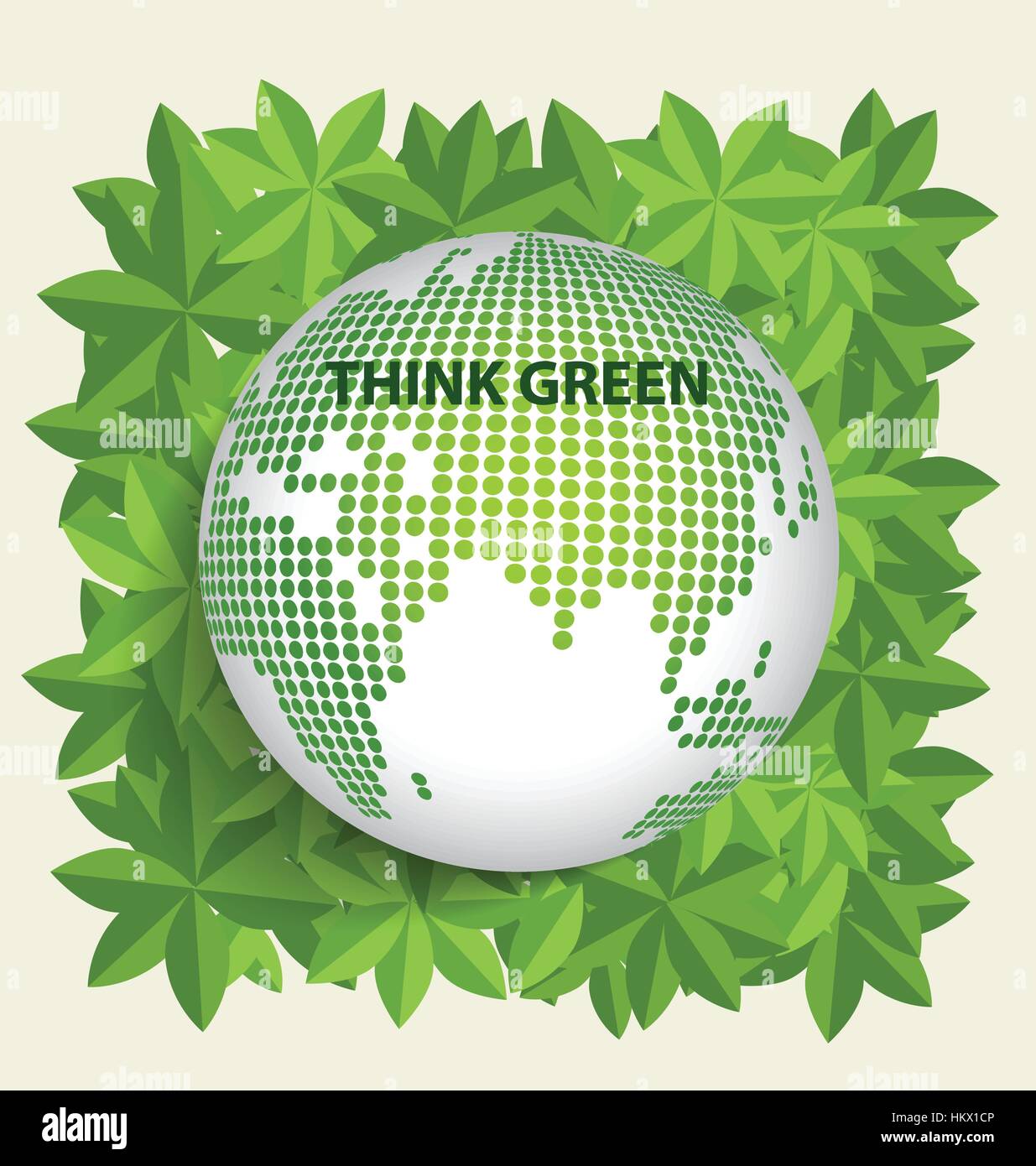 Green Eco Earth. Vector Illustration Stock Vector Image & Art - Alamy