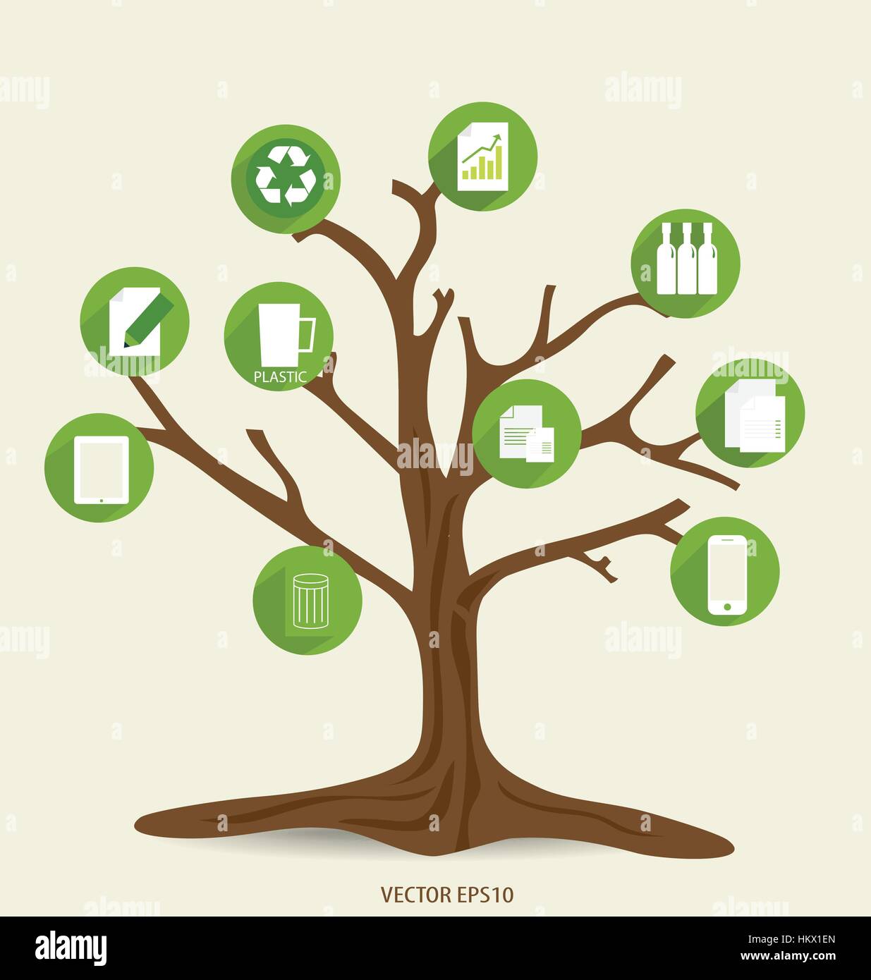 Ecology Infographics design elements. Vector illustration Stock Vector ...