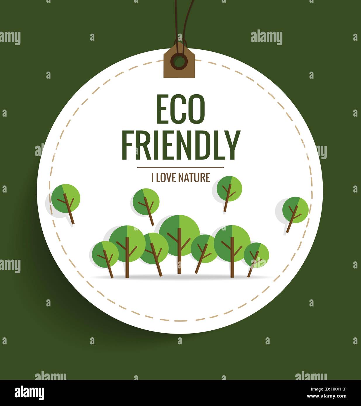 Eco Friendly Ecology Concept With Nature Banner And Tree