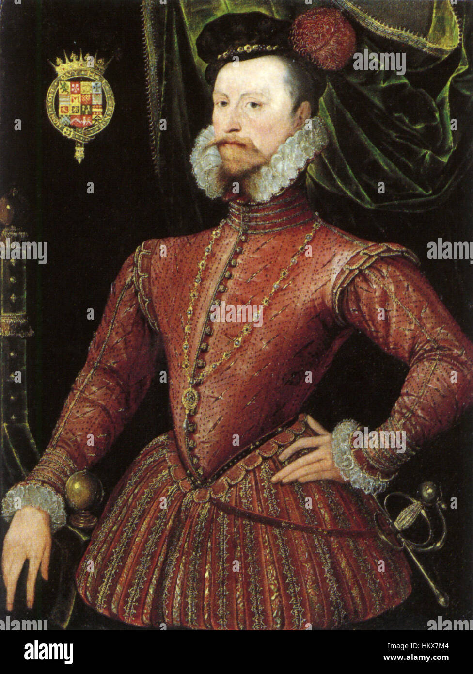 Robert Dudley, 1st Earl of Leicester Stock Photo