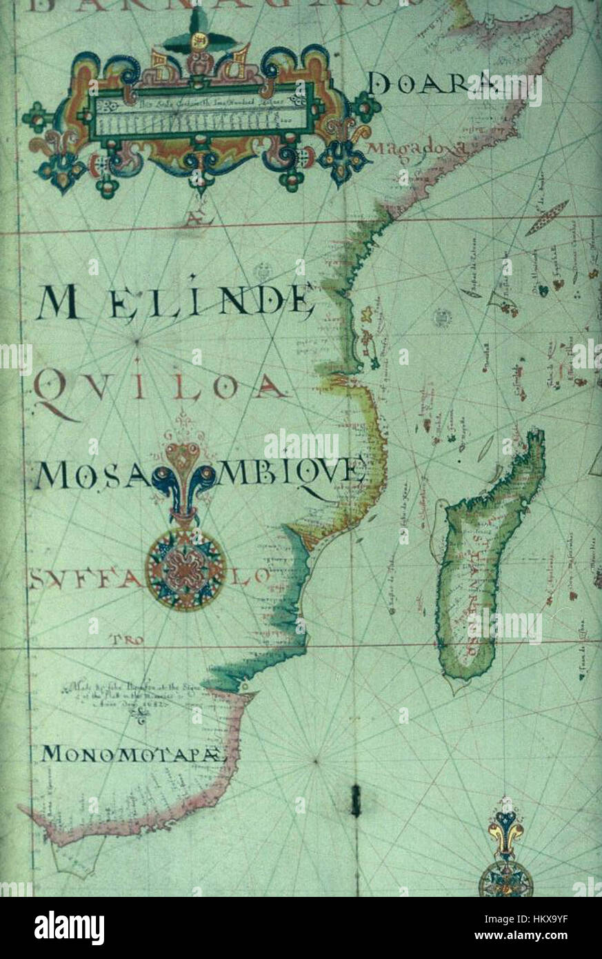 Bodleian Libraries, The second part of the Oriental Navigation, by John Thornton, 1682- the Indian Ocean south of India, Siam and Sumatra Stock Photo