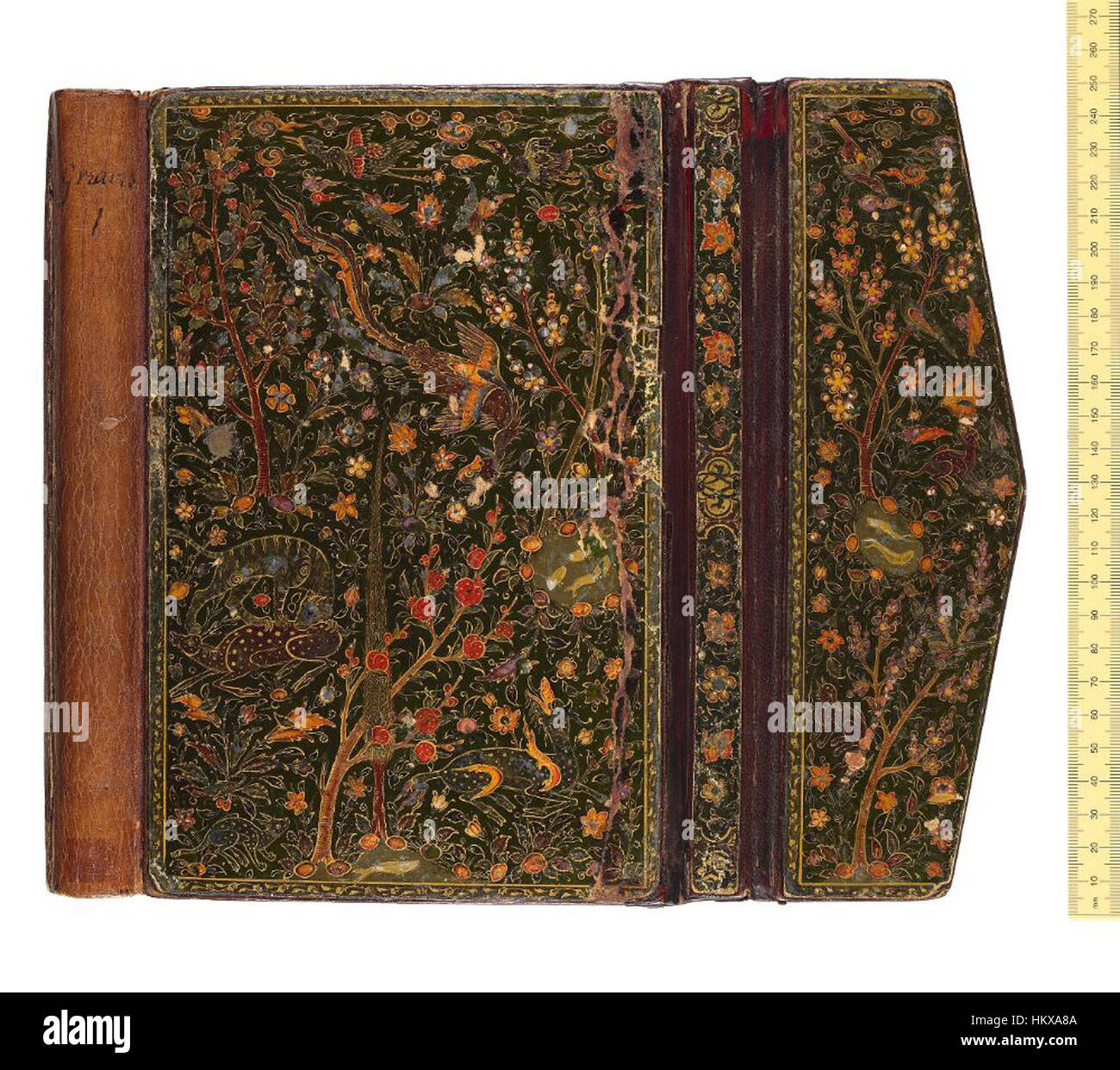 This artwork, housed at the Bodleian Libraries, is part of a Persian ...