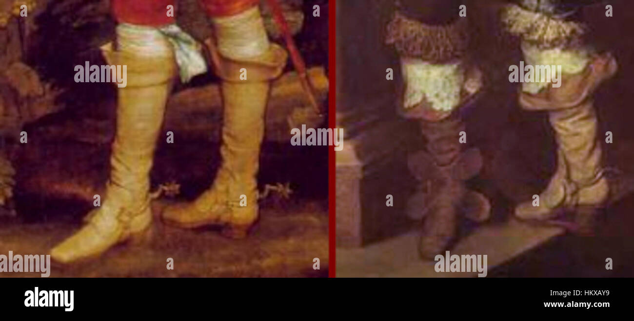 Boots and Boot Hose 1630s Stock Photo Alamy