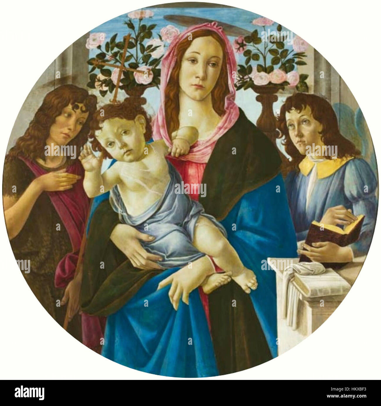 Botticelli Madonna and Child Stock Photo - Alamy