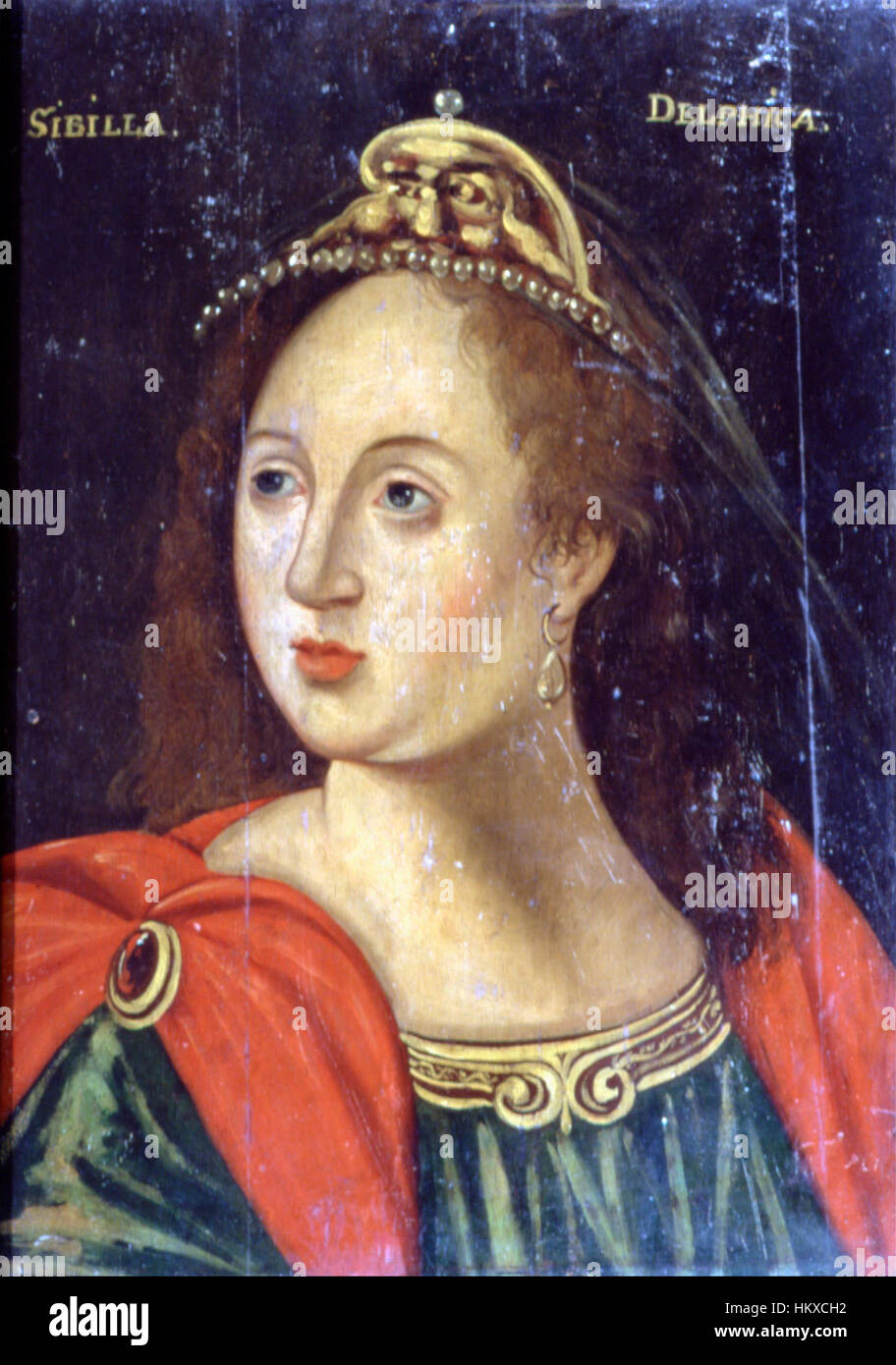 British - Delphic Sibyl - Google Art Project Stock Photo