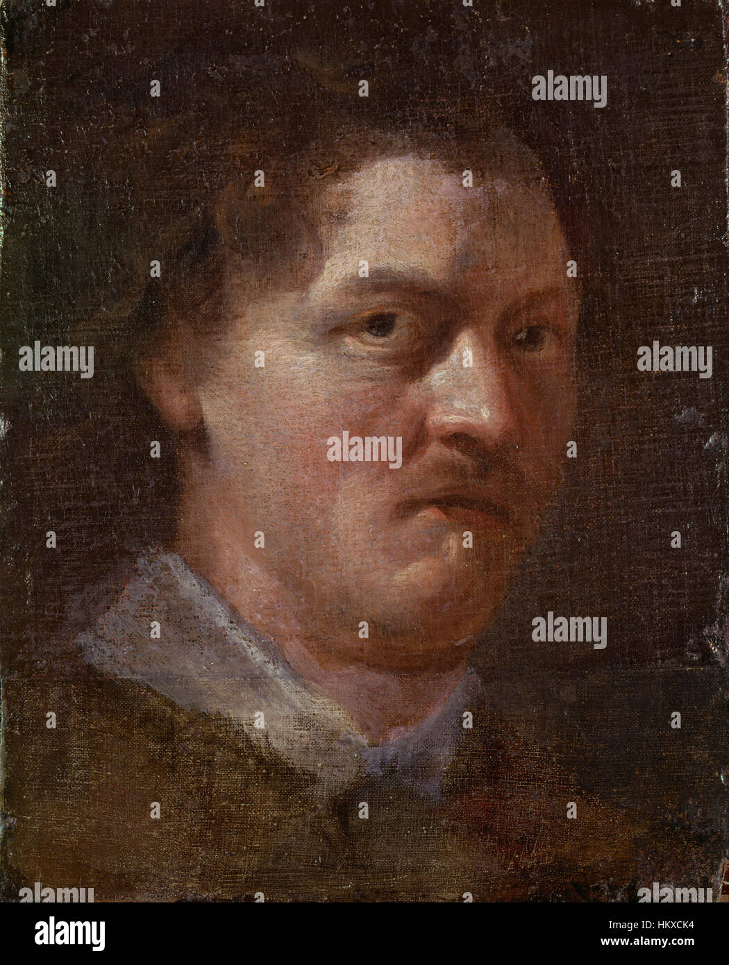 Somber Example 17th century english portrait hi-res stock photography and images - Alamy
